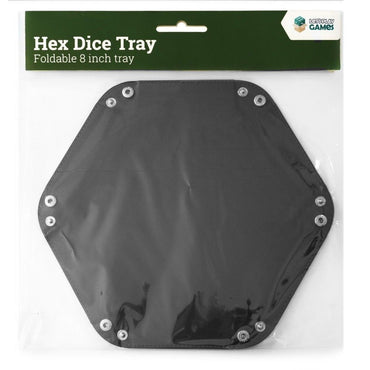 LPG Hex Dice Tray 8" Black