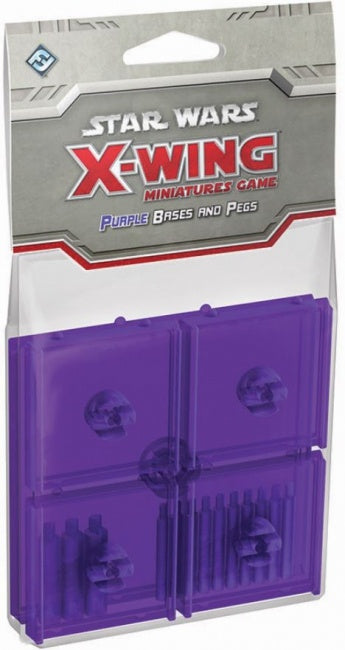 Star Wars X-Wing Purple Bases & Pegs