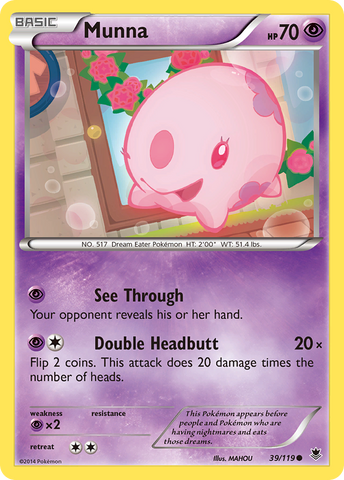 Munna (39/119) [XY: Phantom Forces]