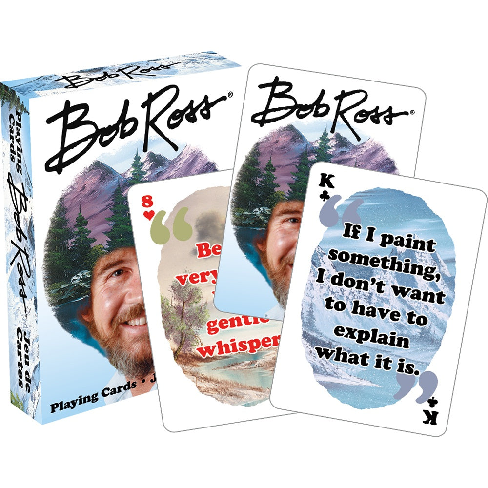 Bob Ross Quotes Version 2 Playing Cards