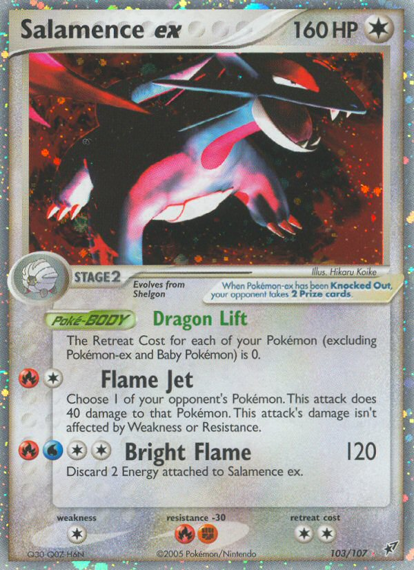 Salamence ex (103/107) [EX: Deoxys]