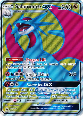 Salamence GX (SM139) (Jumbo Card) [Sun & Moon: Black Star Promos]