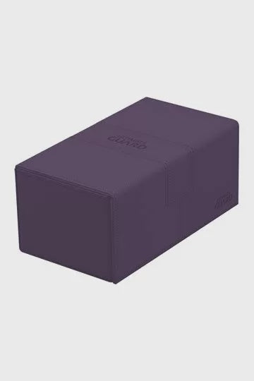Ultimate Guard Twin Flip n Tray 200+ XenoSkin Monocolor Purple Deck Box