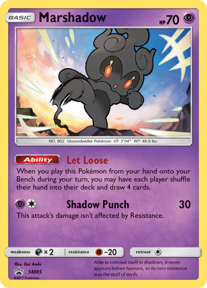 Marshadow (SM85) [Sun & Moon: Black Star Promos]