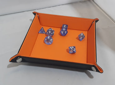 Folding Dice Tray (Orange)