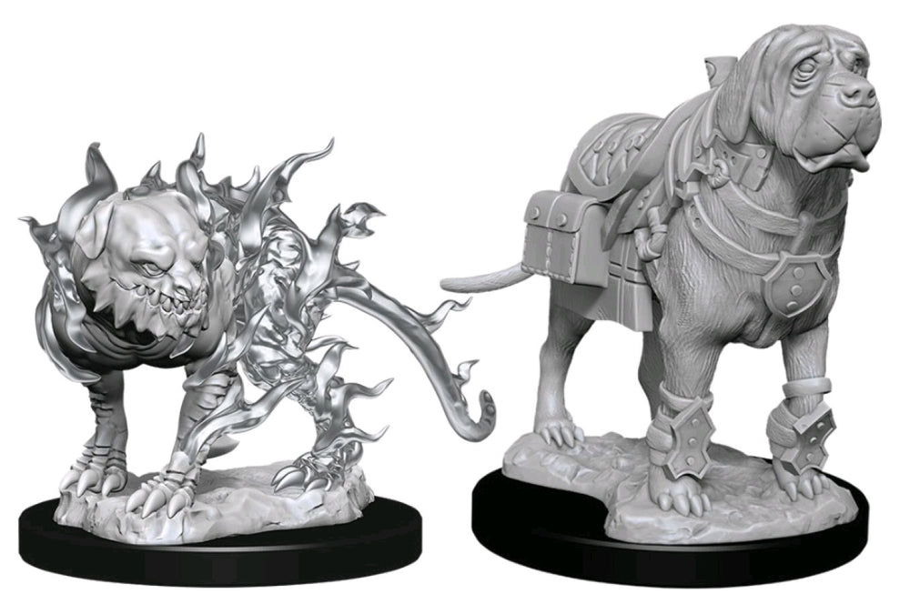 Dungeons & Dragons - Nolzur’s Marvelous Unpainted Minis: Mastif & Shadow Mastif