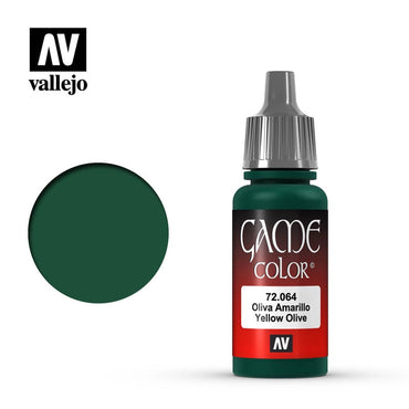Vallejo Game Colour Yellow Olive 17 ml