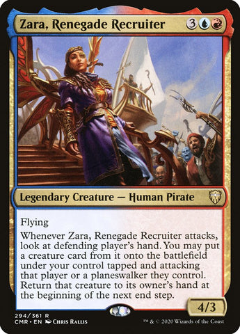 Zara, Renegade Recruiter [Commander Legends]