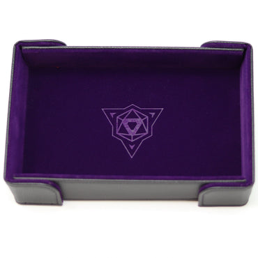 Die Hard Dice Folding Rectangle Tray - Purple Velvet