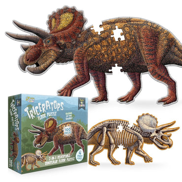 Turn N Learn: Triceratops Puzzle