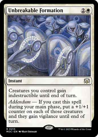 Unbreakable Formation [March of the Machine Commander]