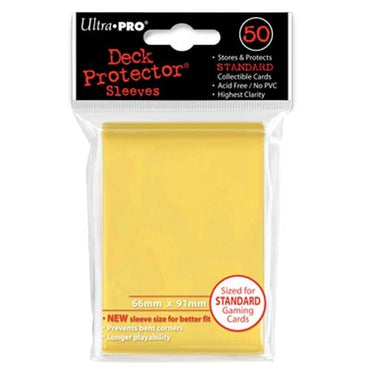 Ultra Pro Yellow Standard Deck Protector 50ct