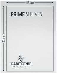Gamegenic Prime Card Sleeves Purple (66mm x 91mm) (100 Sleeves Per Pack)
