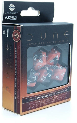 Dune RPG Dice Set - Harkonnen