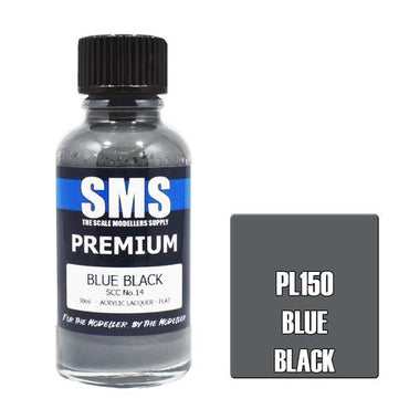 PL150 Premium Acrylic Lacquer BLUE BLACK SCC No.14 30ml