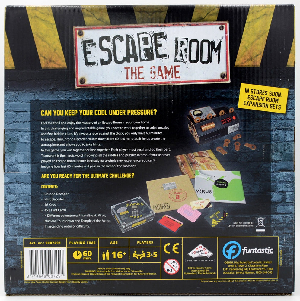 Escape Room the Game - 4 Rooms Plus Chrono Decoder