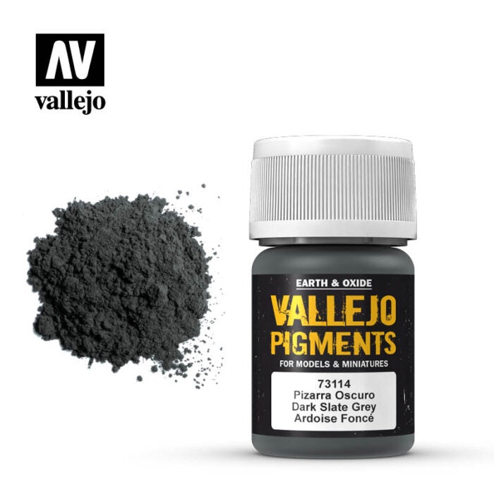 Vallejo 73114 Pigments Dark Slate Grey 30 ml