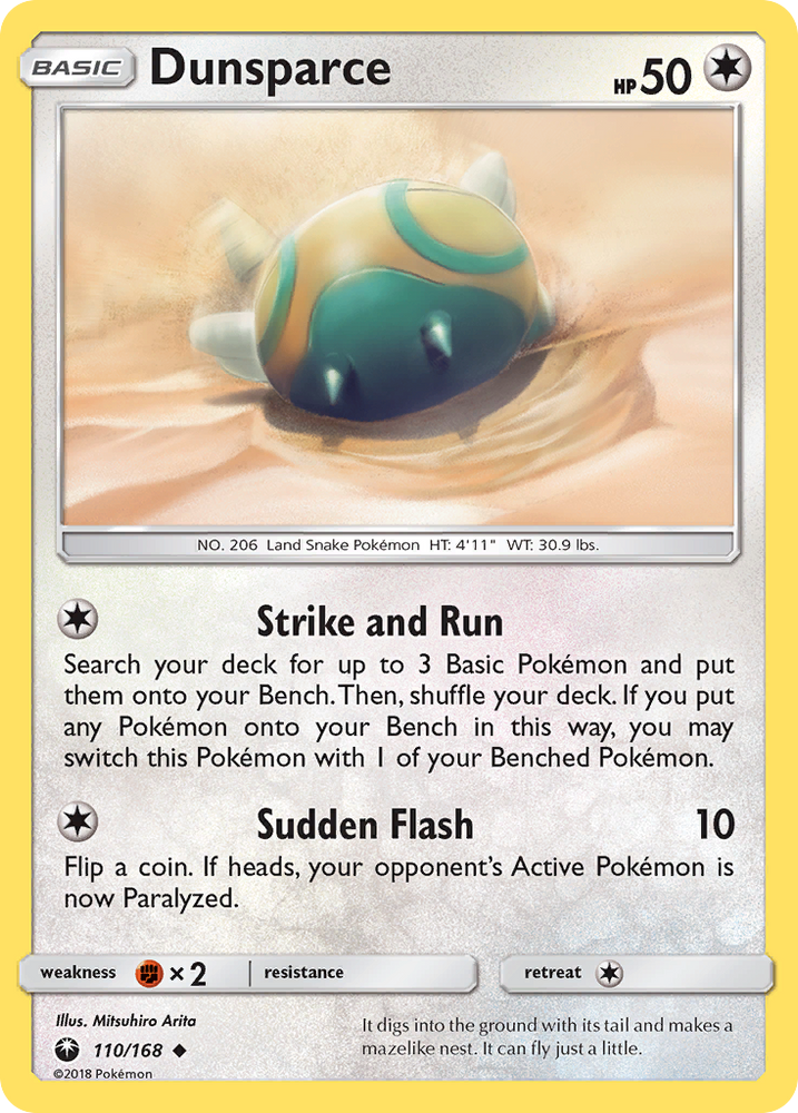 Dunsparce (110/168) [Sun & Moon: Celestial Storm]