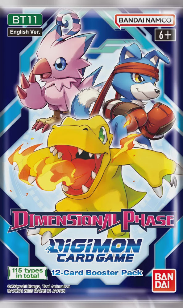 Digimon Card Game Dimensional Phase BT11 Booster