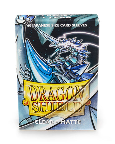 Sleeves - Dragon Shield Japanese- Box 60 - Clear MATTE