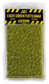 AK-Interactive: Vegetation (Tufts) - Light Green Tufts 6mm