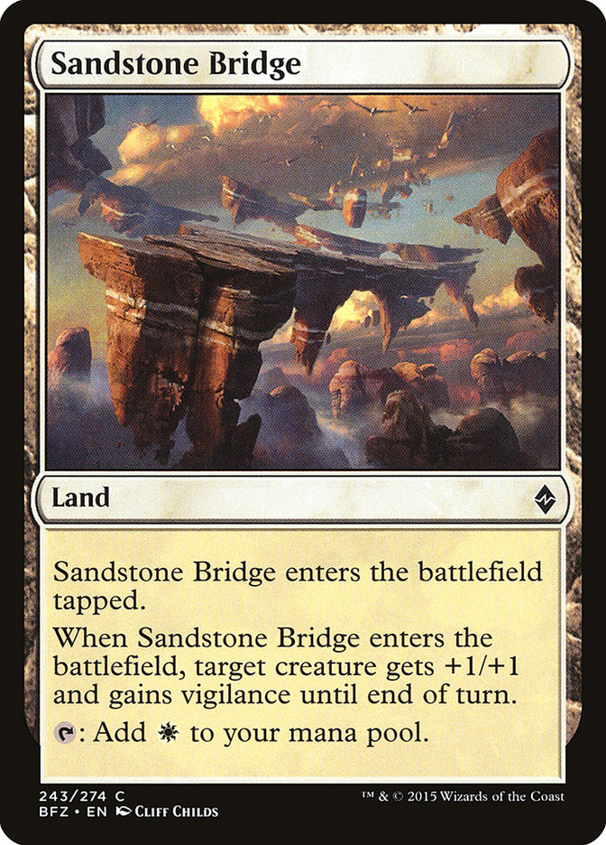 Sandstone Bridge [Battle for Zendikar]
