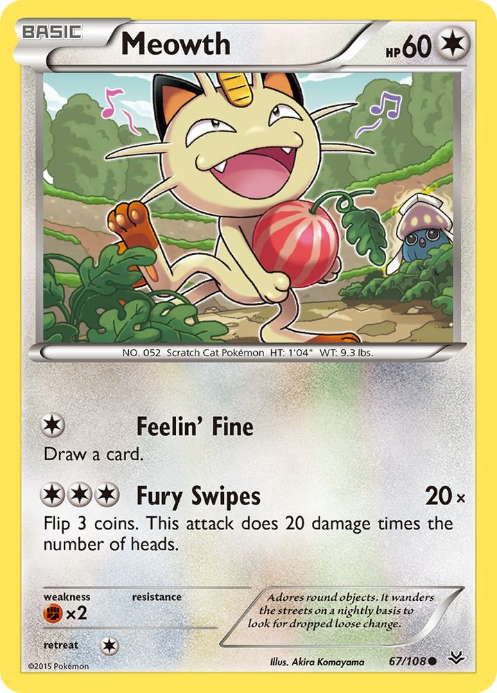 Meowth (67/108) [XY: Roaring Skies]