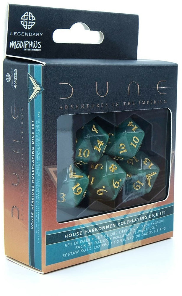 Dune RPG Dice Set - Atreides