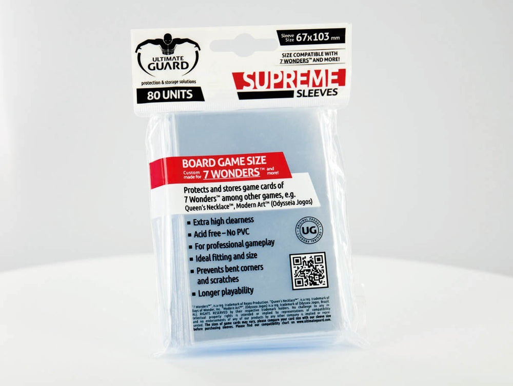 Sleeves Ultimate Guard Supreme Sleeves for Board Game Cards (80)