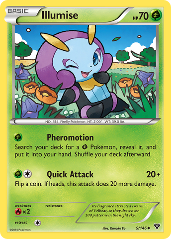 Illumise (9/146) [XY: Base Set]