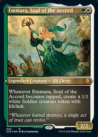 Emmara, Soul of the Accord (Foil Etched) [Starter Commander Decks]