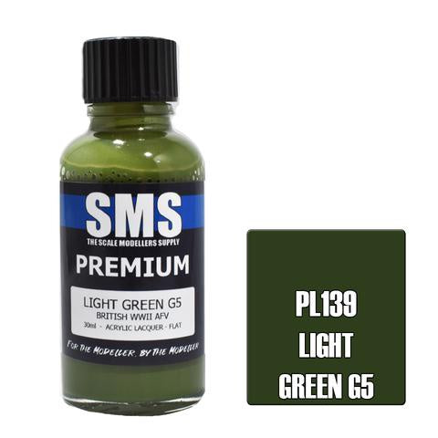 PL139 Premium Acrylic Lacquer LIGHT GREEN G5 30ml