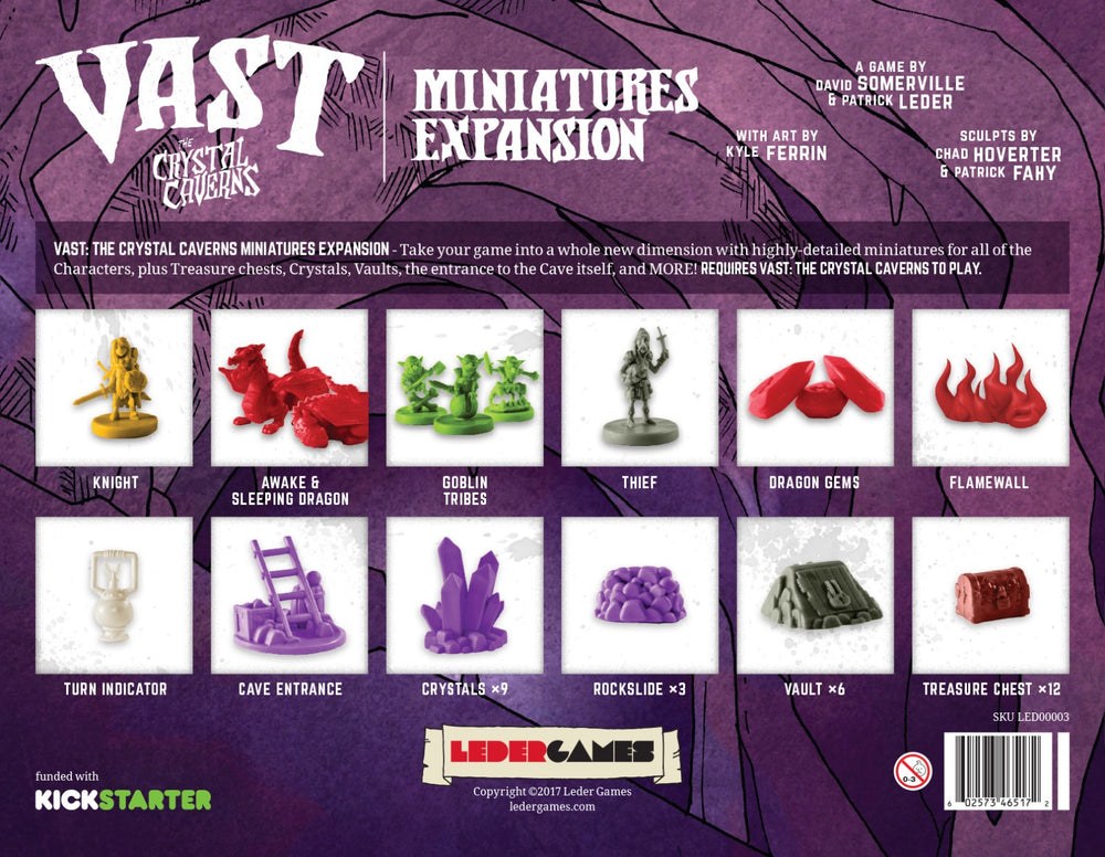 Vast the Crystal Caverns Miniatures (expansion)