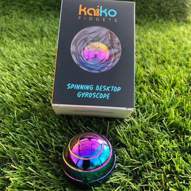 GYROSCOPE -Spinning Desktop Fidget 70gm - Oil Slick