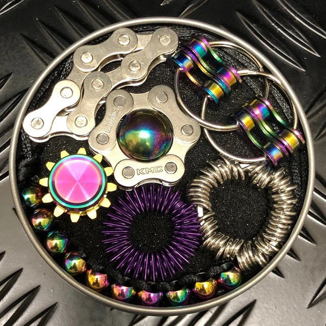 The Works Fidget Kit - Oil Slick