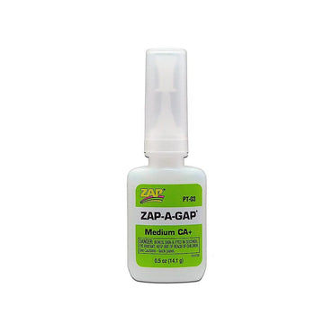 ZAP ADHESIVE-A-GAP CA+ 1/2OZ (GRN) PACER