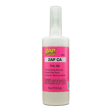 ZAP ADHESIVE CA 4OZ (PINK) PACER