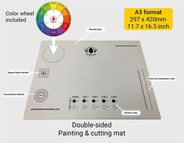 Redgrass Painting Mat A3 – Cut Resistant