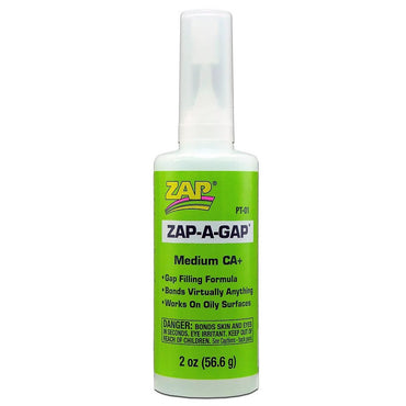 ZAP ADHESIVE-A-GAP CA+ 2OZ (GREEN) PACER