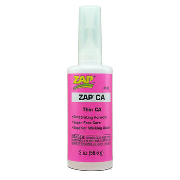 ZAP ADHESIVE CA 2OZ (PINK) PACER