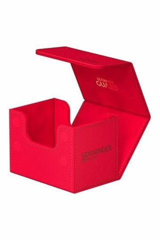 Ultimate Guard Sidewinder 80+ Xenoskin Monocolor Red Deck Box