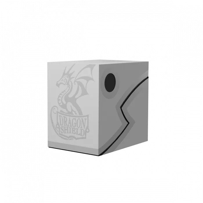 Deck Box Dragon Shield Revised Double Shell - Ashen White/Black