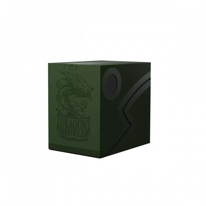 Deck Box Dragon Shield Revised Double Shell - Forest Green/Black