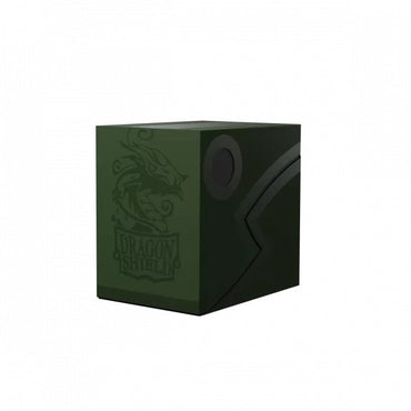 Deck Box Dragon Shield Revised Double Shell - Forest Green/Black