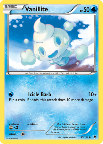 Vanillite (27/101) [Black & White: Noble Victories]