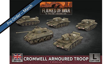 Cromwell Armoured Troop (x5 Plastic)