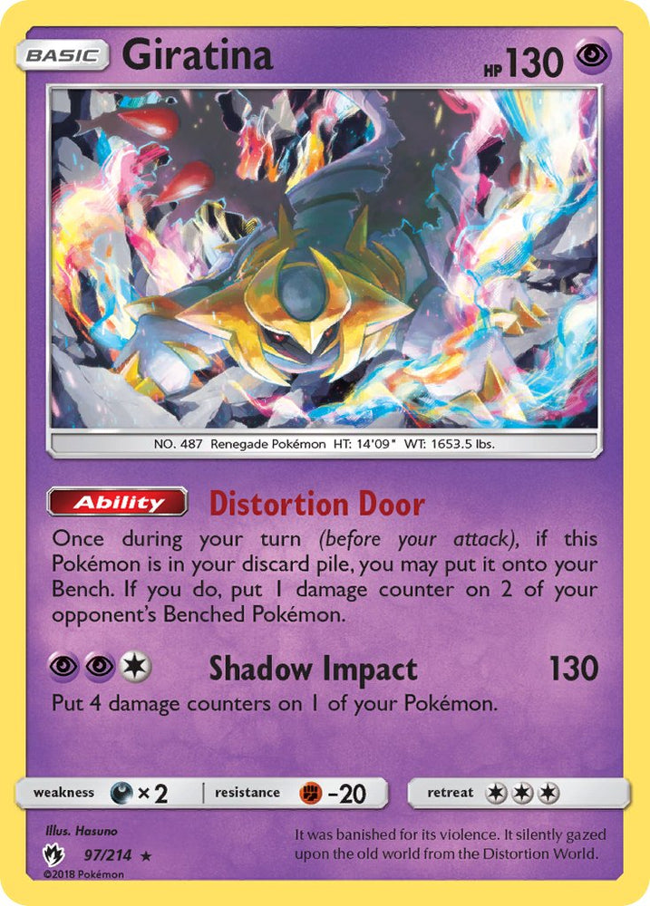 Giratina (97/214) (Theme Deck Exclusive) [Sun & Moon: Lost Thunder]