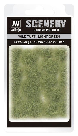 VALLEJO SC426 12MM WILD TUFT - LIGHT GREEN DIORAMA ACCESSORY