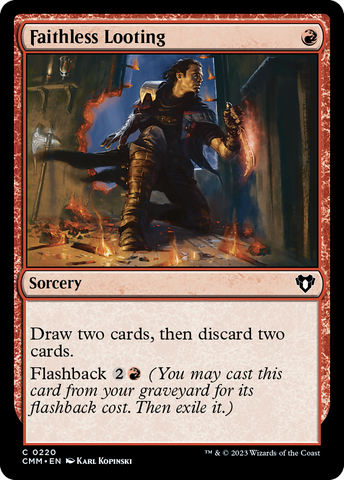 Faithless Looting [Commander Masters]