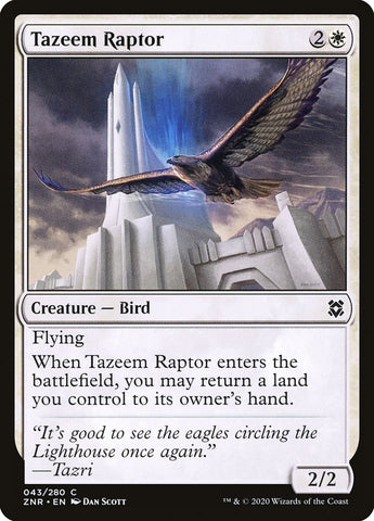 Tazeem Raptor [Zendikar Rising]